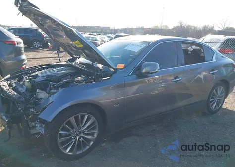 2018 Infiniti Q50 3.0T Luxe z USA, uszkodzony, nr VIN JN1EV7AR3JM431104